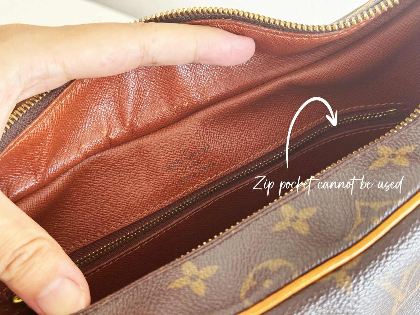 Louis Vuitton Vintage Boulogne Shoulder Crossbody Bag