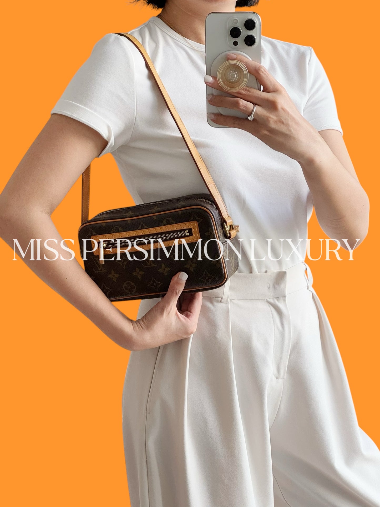 Louis Vuitton Vintage Cite PM Shoulder Bag