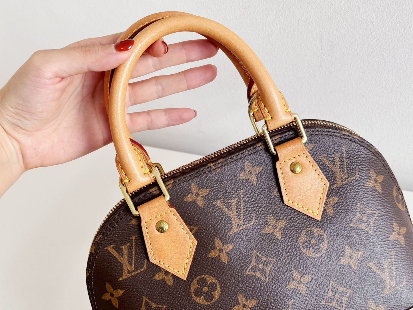 Louis Vuitton Alma BB Handbag Crossbody Bag