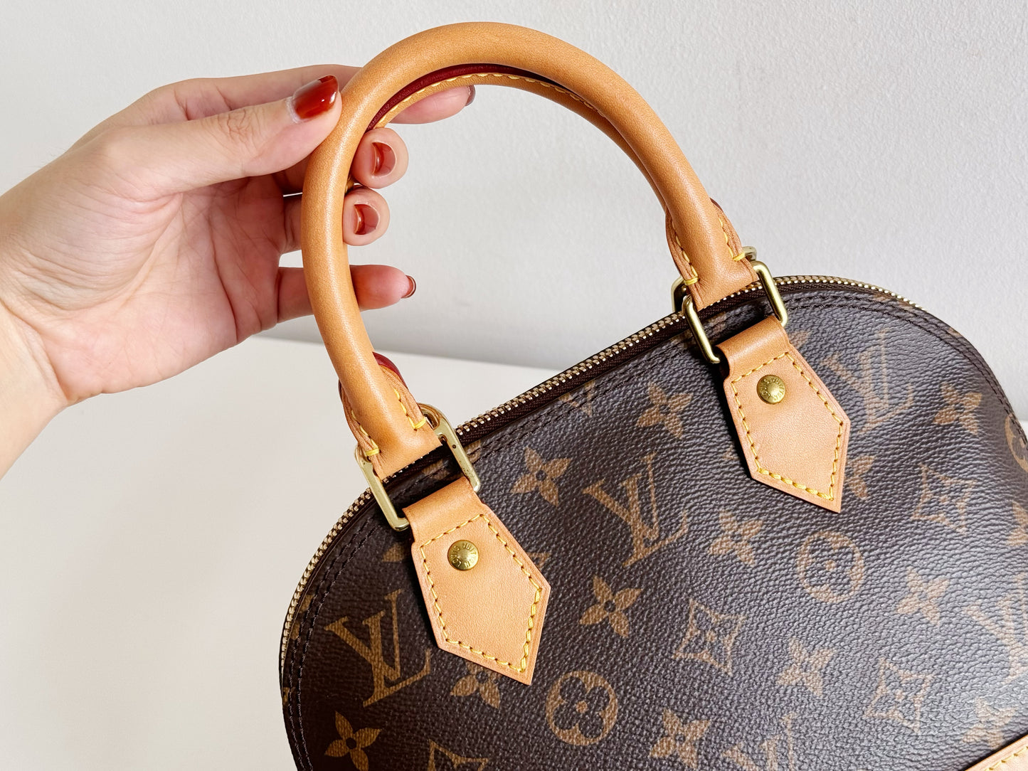 Louis Vuitton Alma BB Handbag Crossbody Bag