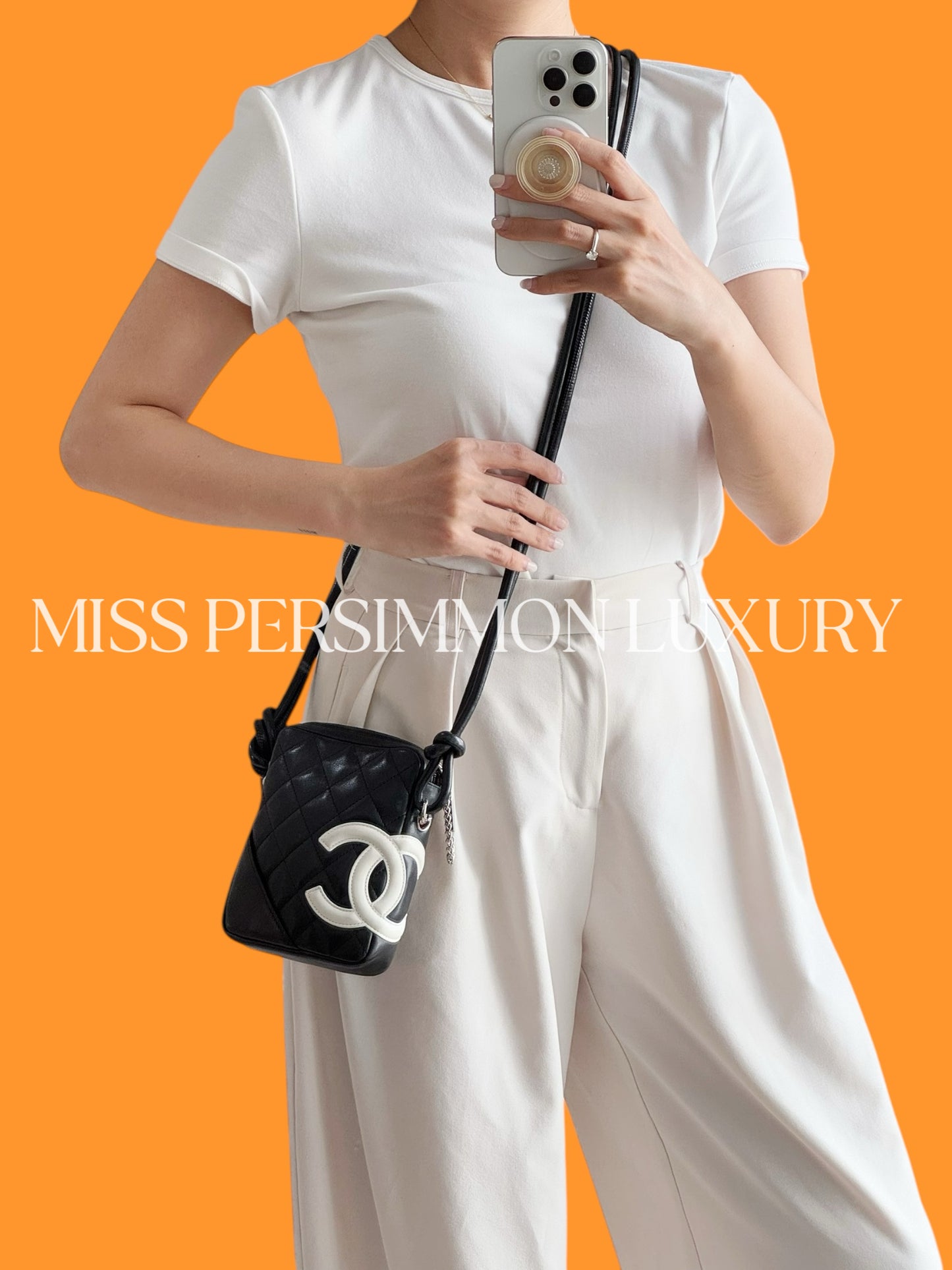 Chanel Vintage Cambon Mini Crossbody Bag