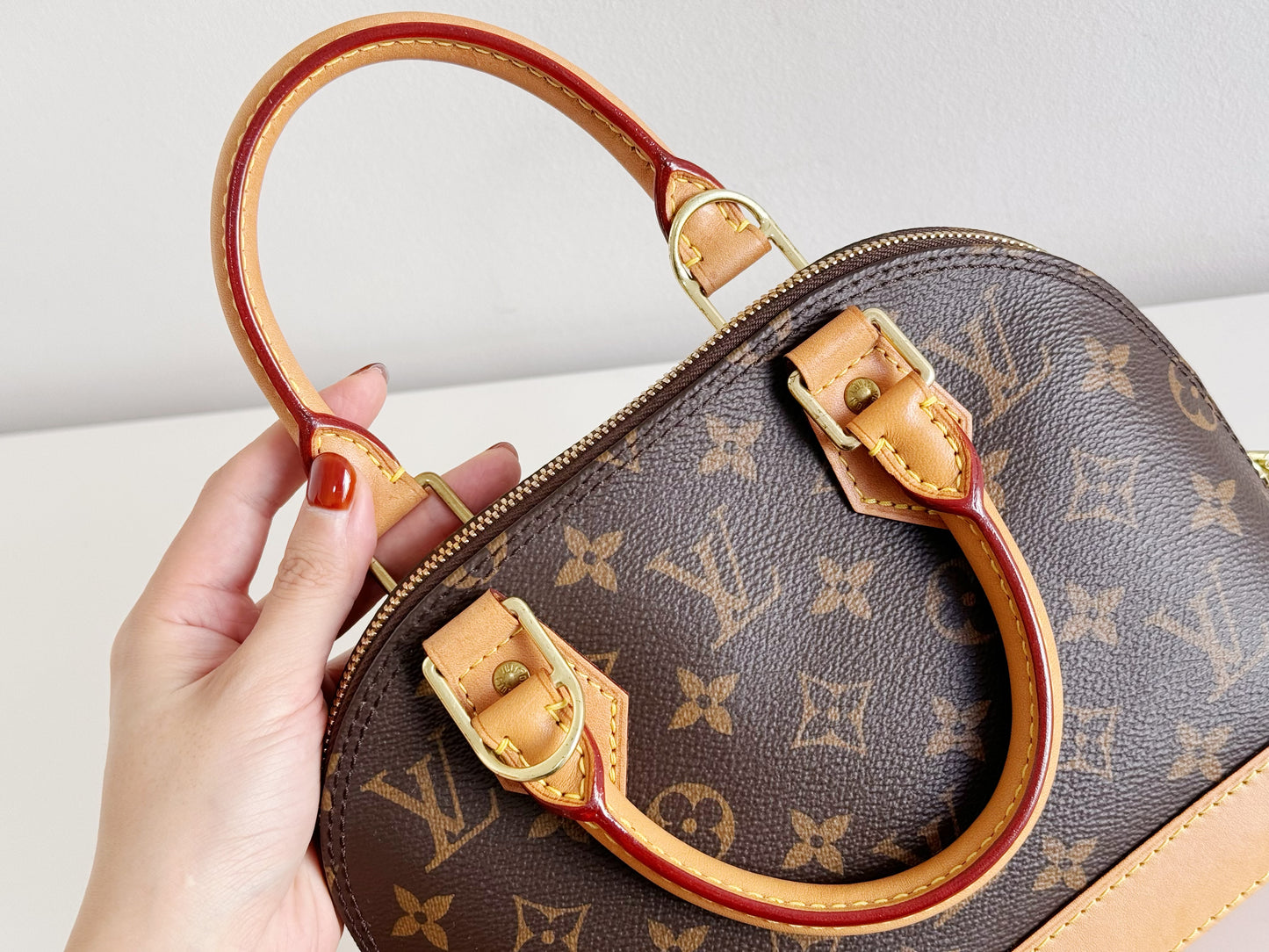 Louis Vuitton Alma BB Handbag Crossbody Bag