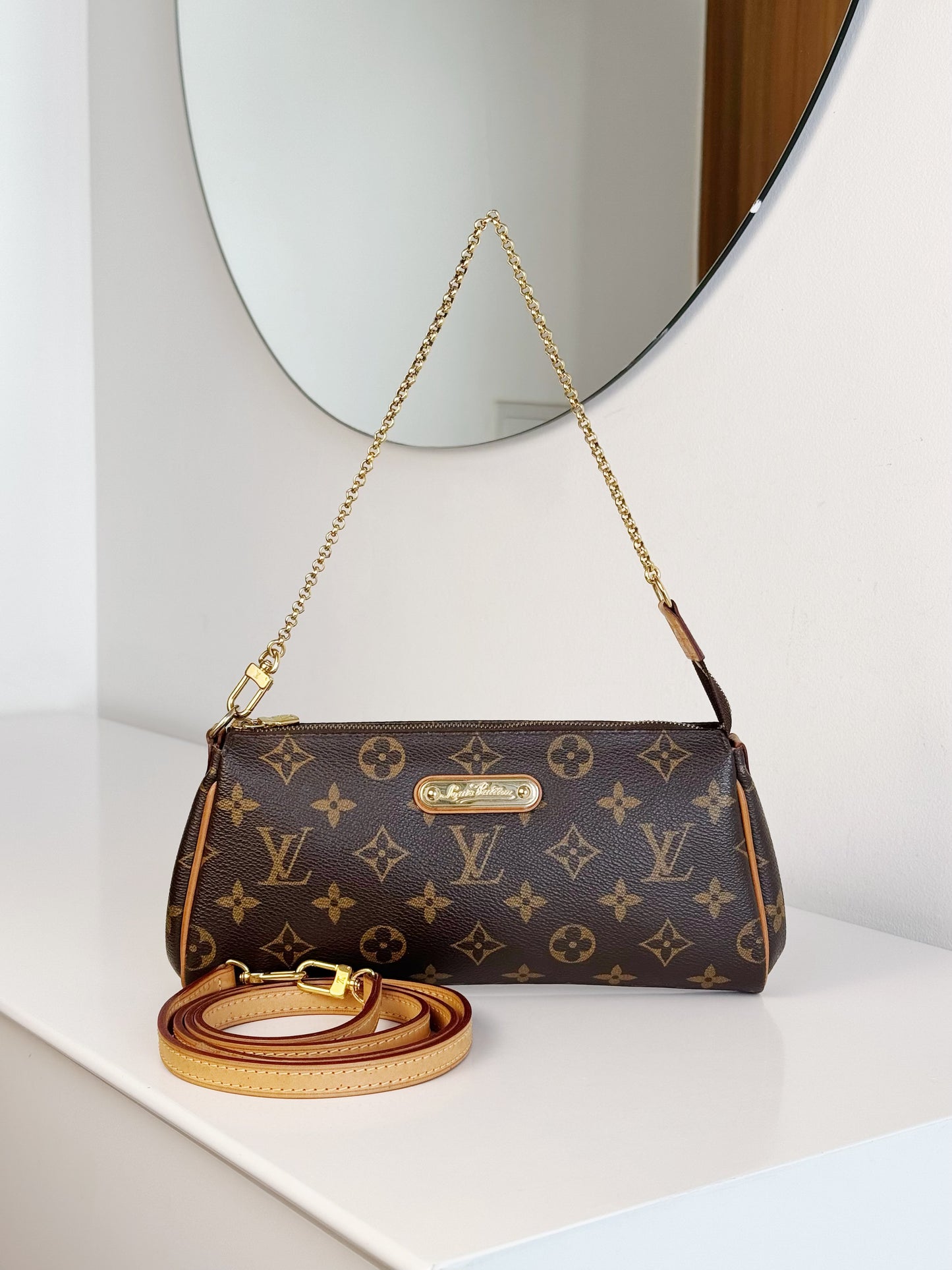 Louis Vuitton Vintage Eva Shoulder Crossbody Bag