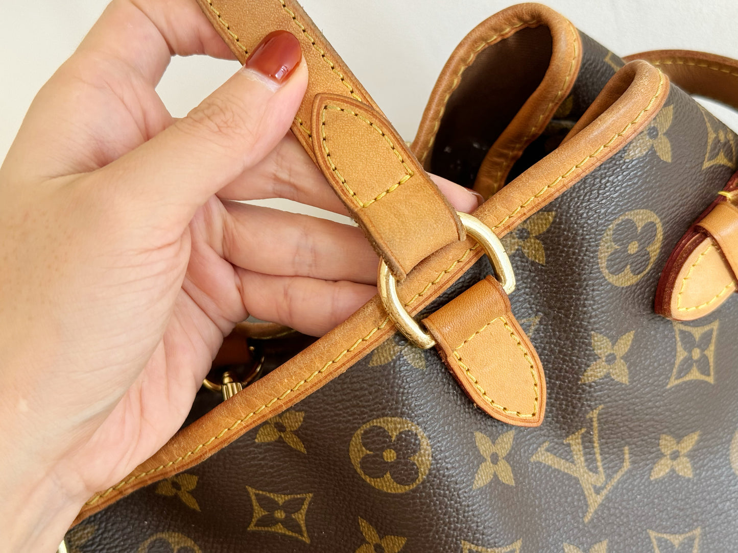 Louis Vuitton Vintage Batignolles Shoulder Tote Bag