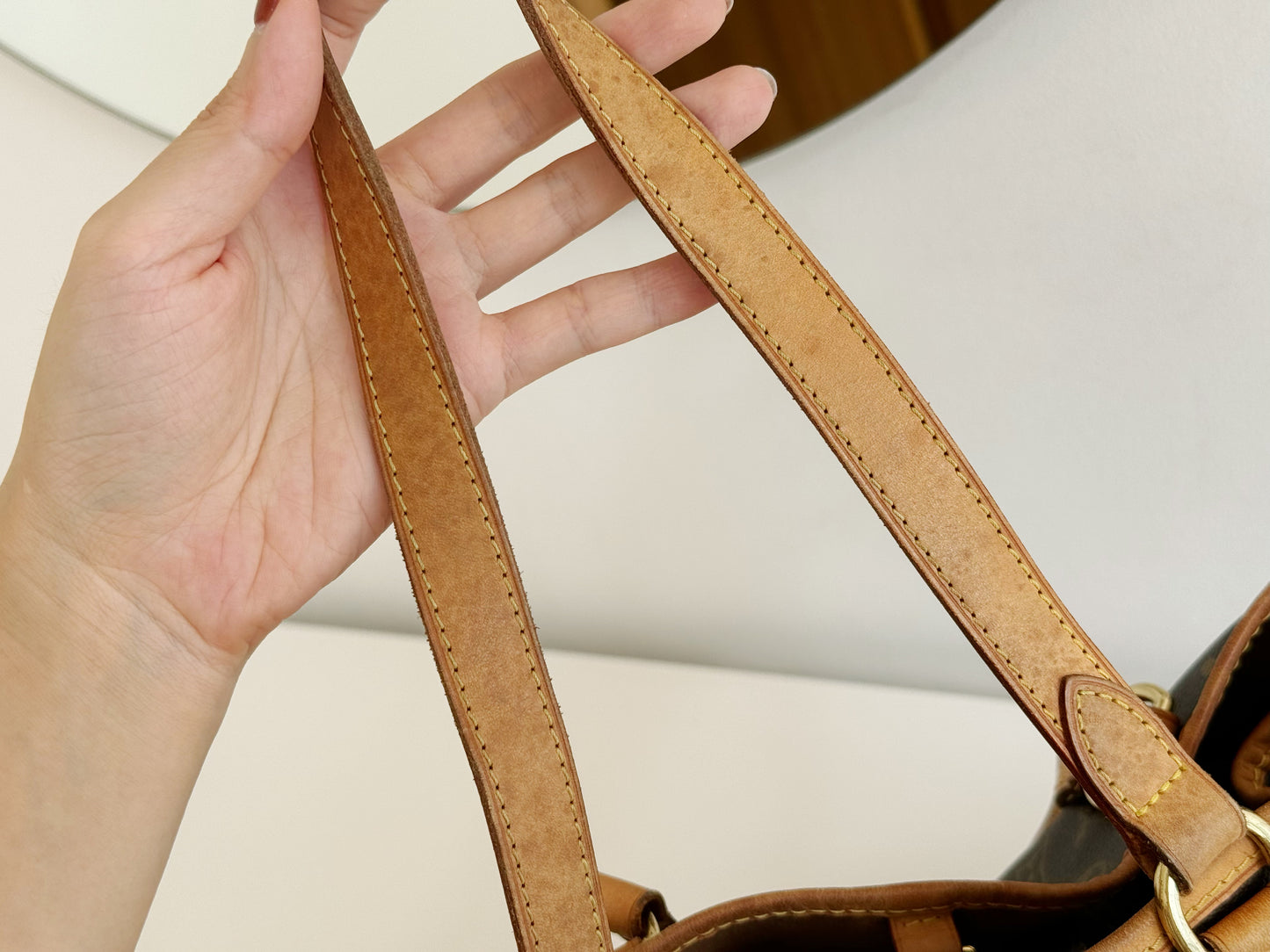 Louis Vuitton Vintage Batignolles Shoulder Tote Bag