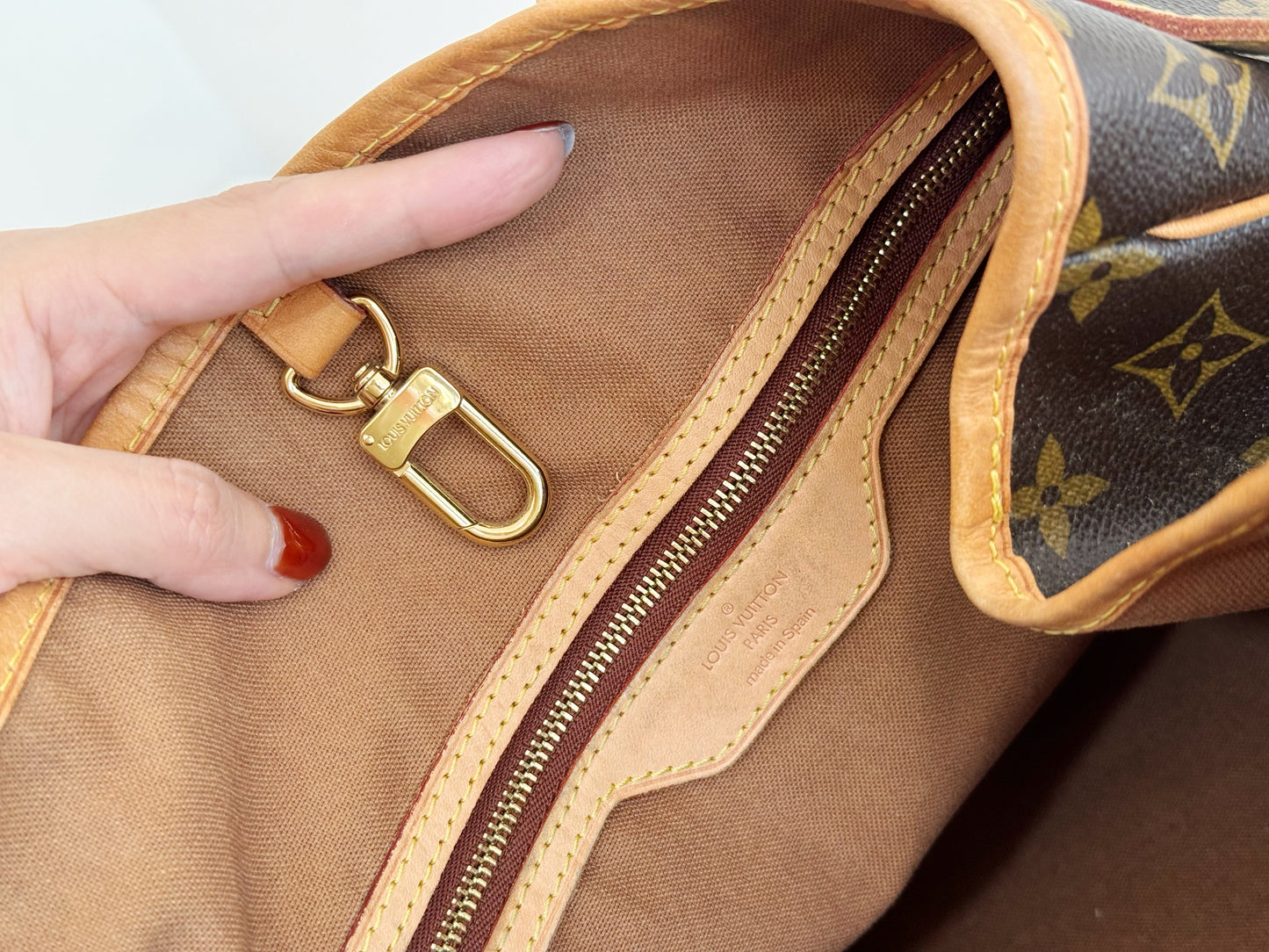 Louis Vuitton Vintage Batignolles Shoulder Tote Bag