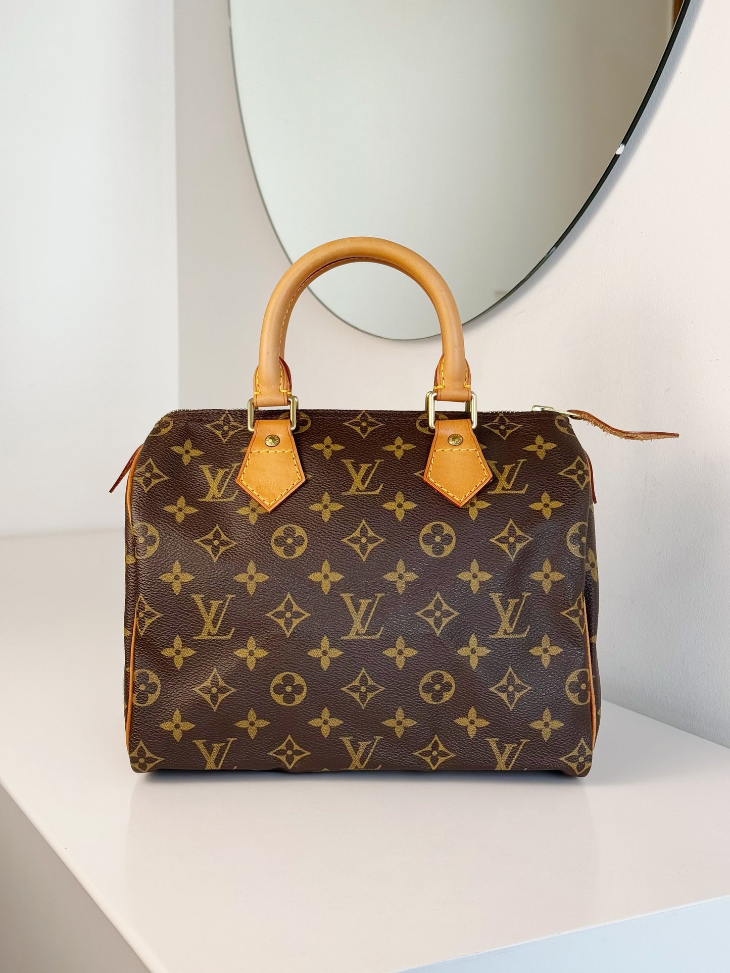 Louis Vuitton Vintage Speedy 25 Handbag Crossbody Bag