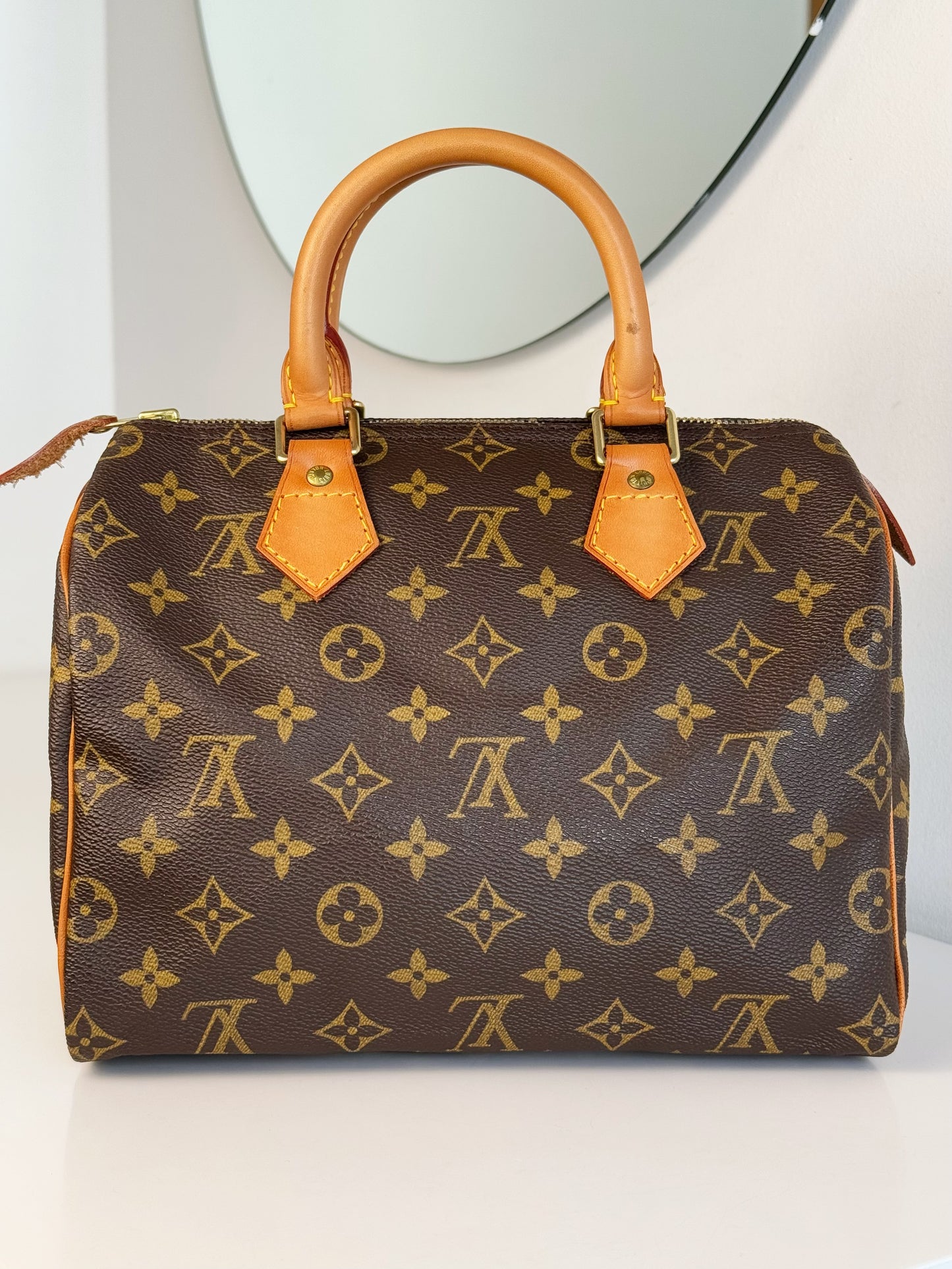 Louis Vuitton Vintage Speedy 25 Handbag Crossbody Bag