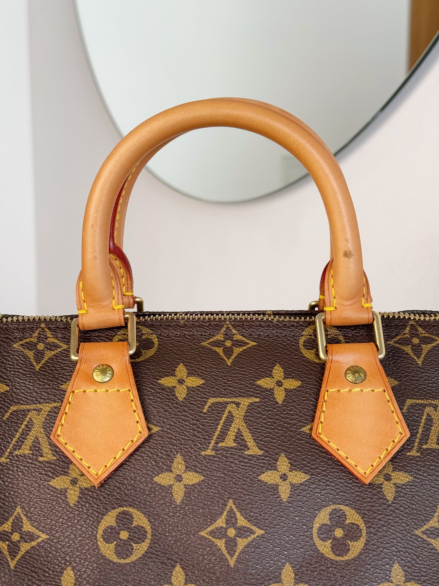 Louis Vuitton Vintage Speedy 25 Handbag Crossbody Bag