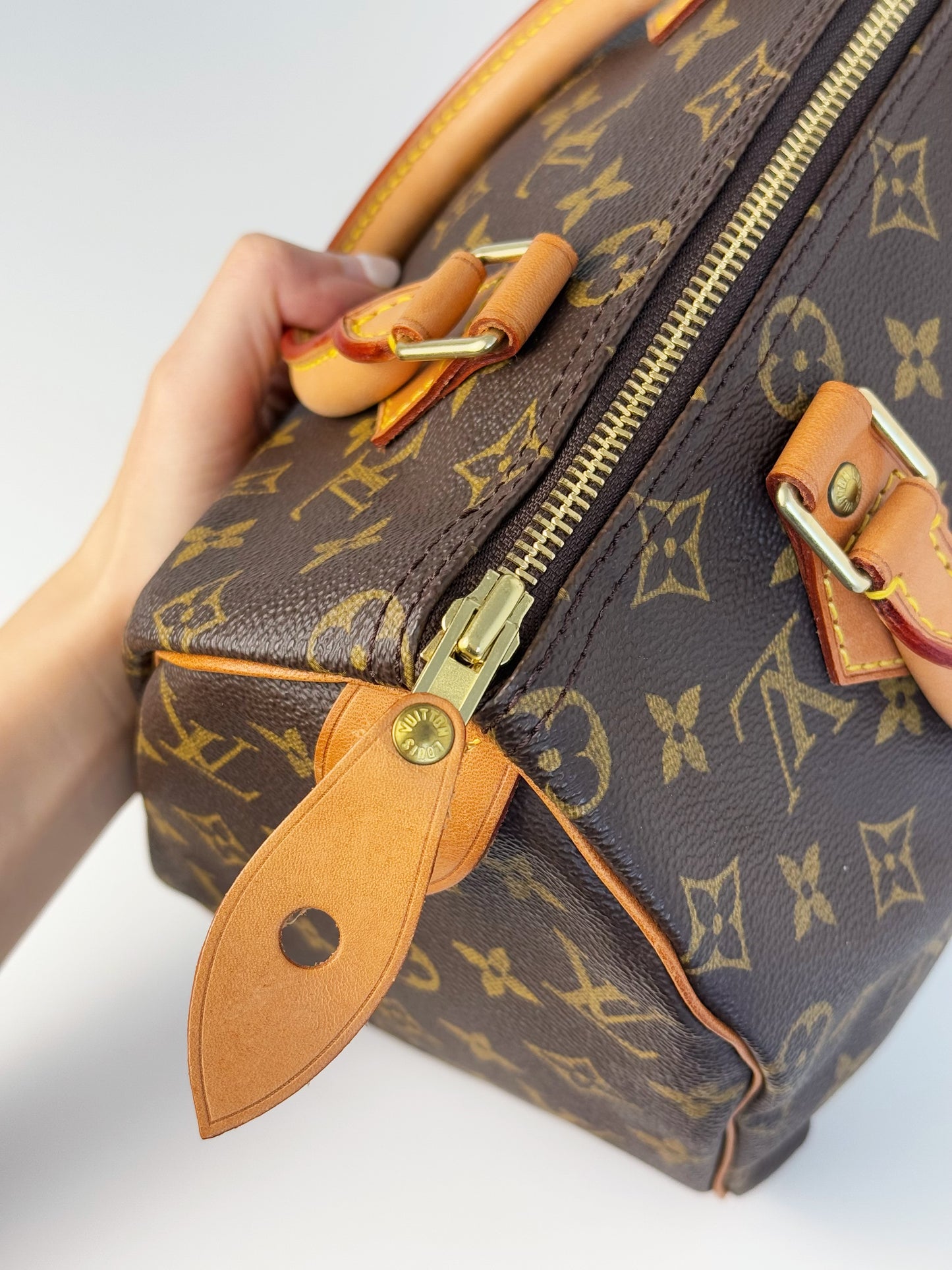 Louis Vuitton Vintage Speedy 25 Handbag Crossbody Bag