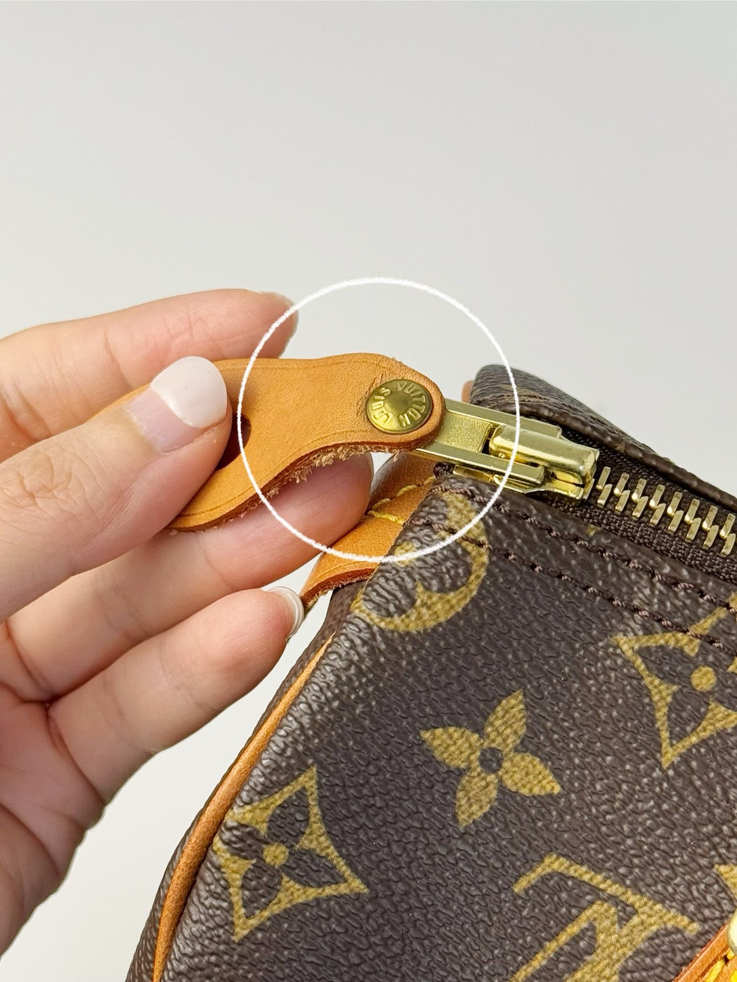 Louis Vuitton Vintage Speedy 25 Handbag Crossbody Bag