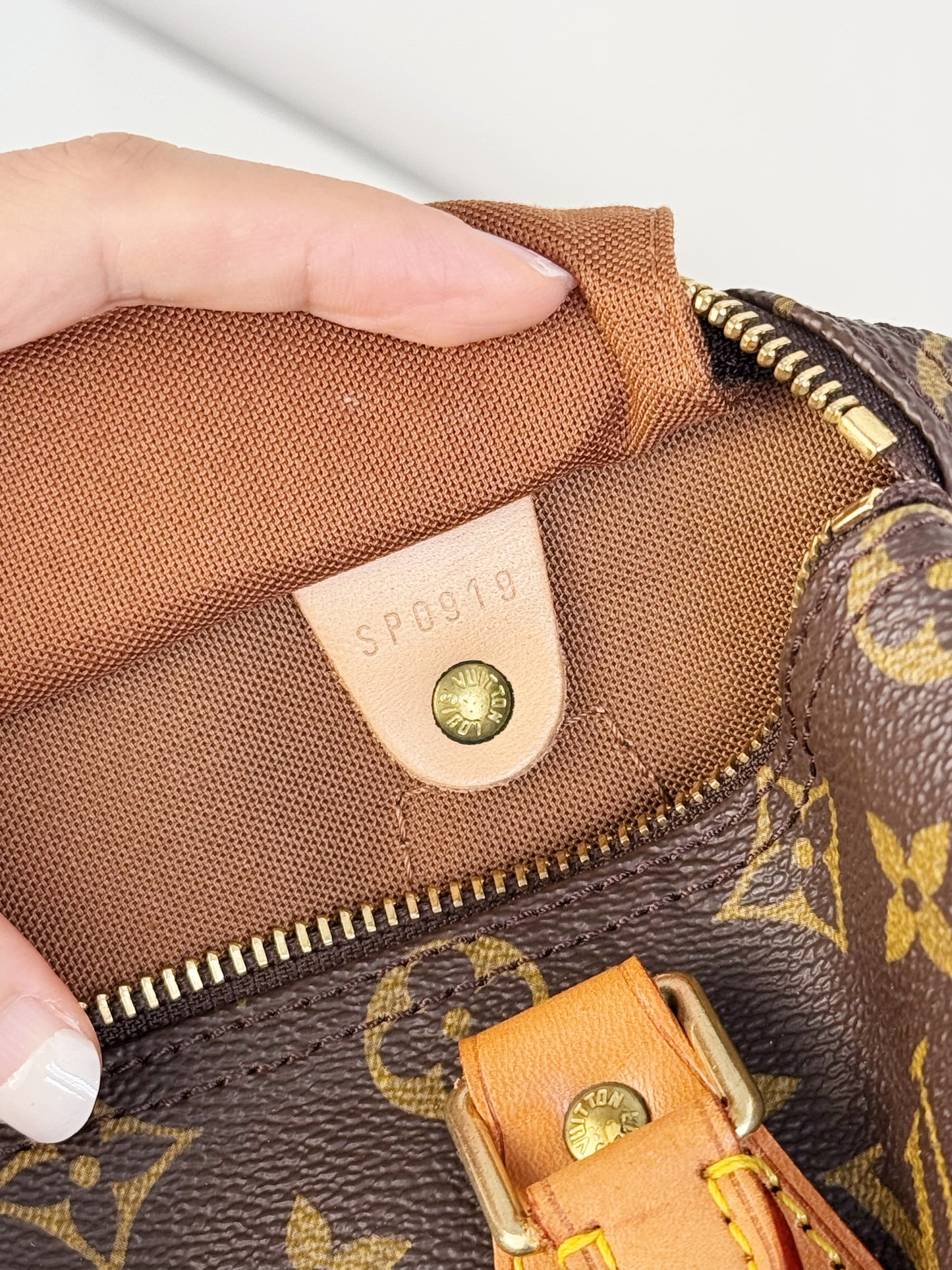 Louis Vuitton Vintage Speedy 25 Handbag Crossbody Bag