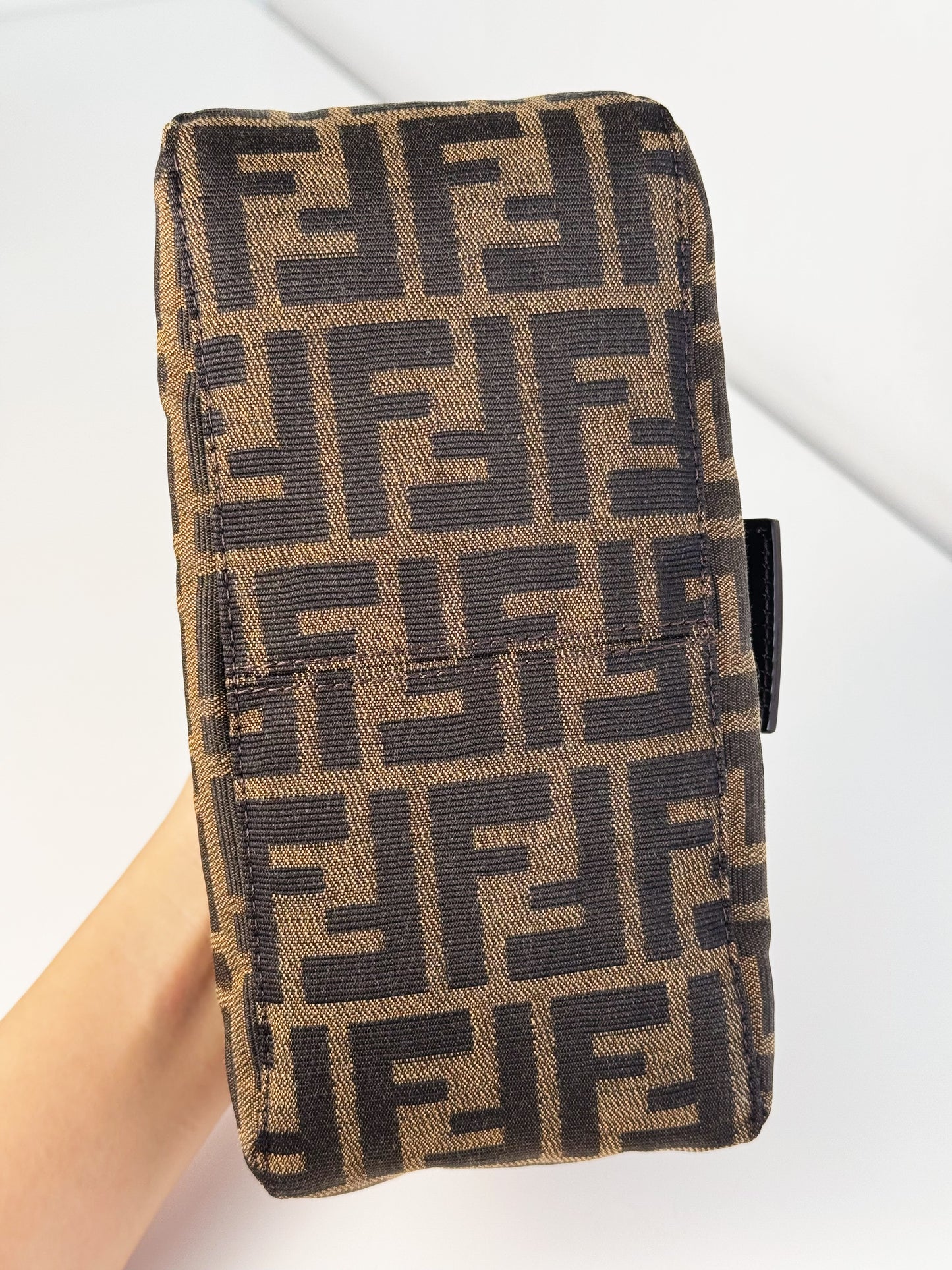 Fendi Vintage Mini Zucca Mamma Baguette Shoulder Bag