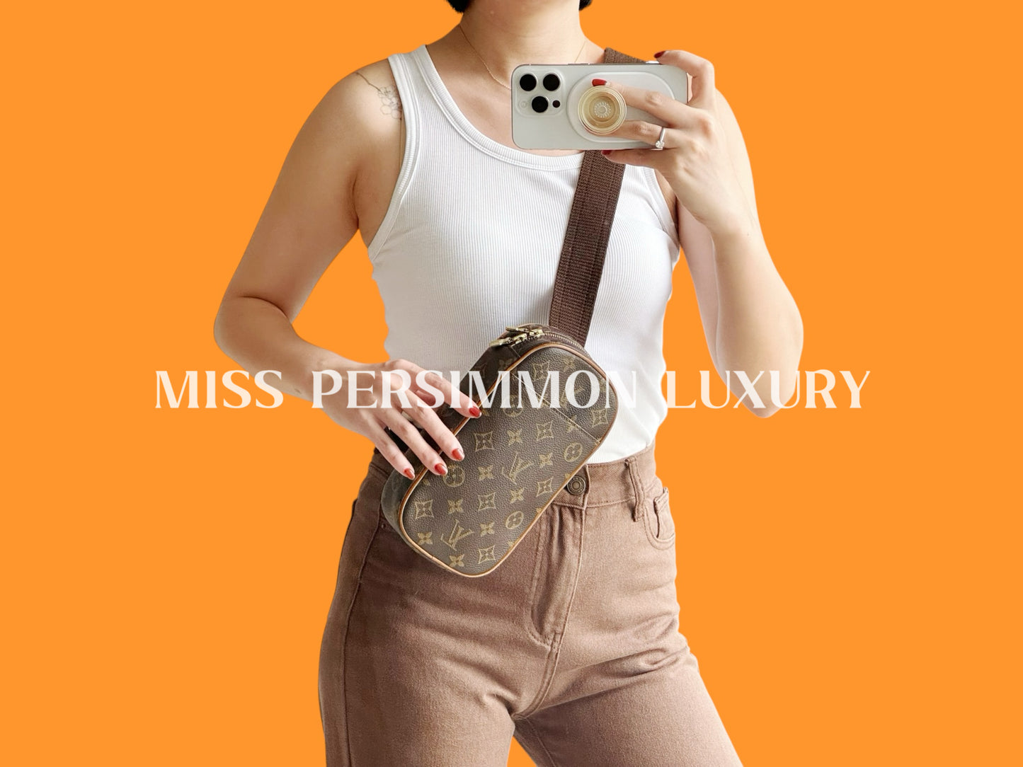 Louis Vuitton Vintage Gange Shoulder Crossbody Bag