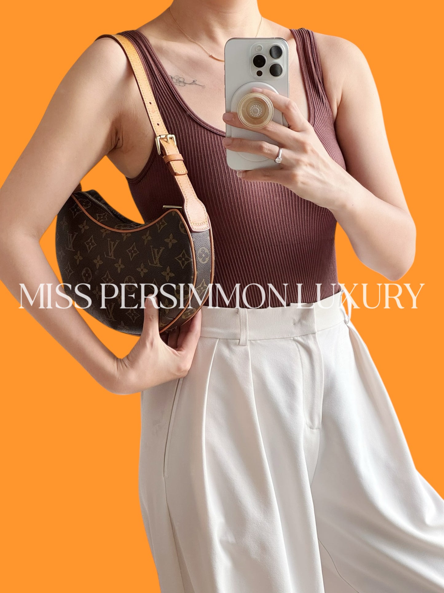Louis Vuitton Vintage Croissant PM Shoulder Bag