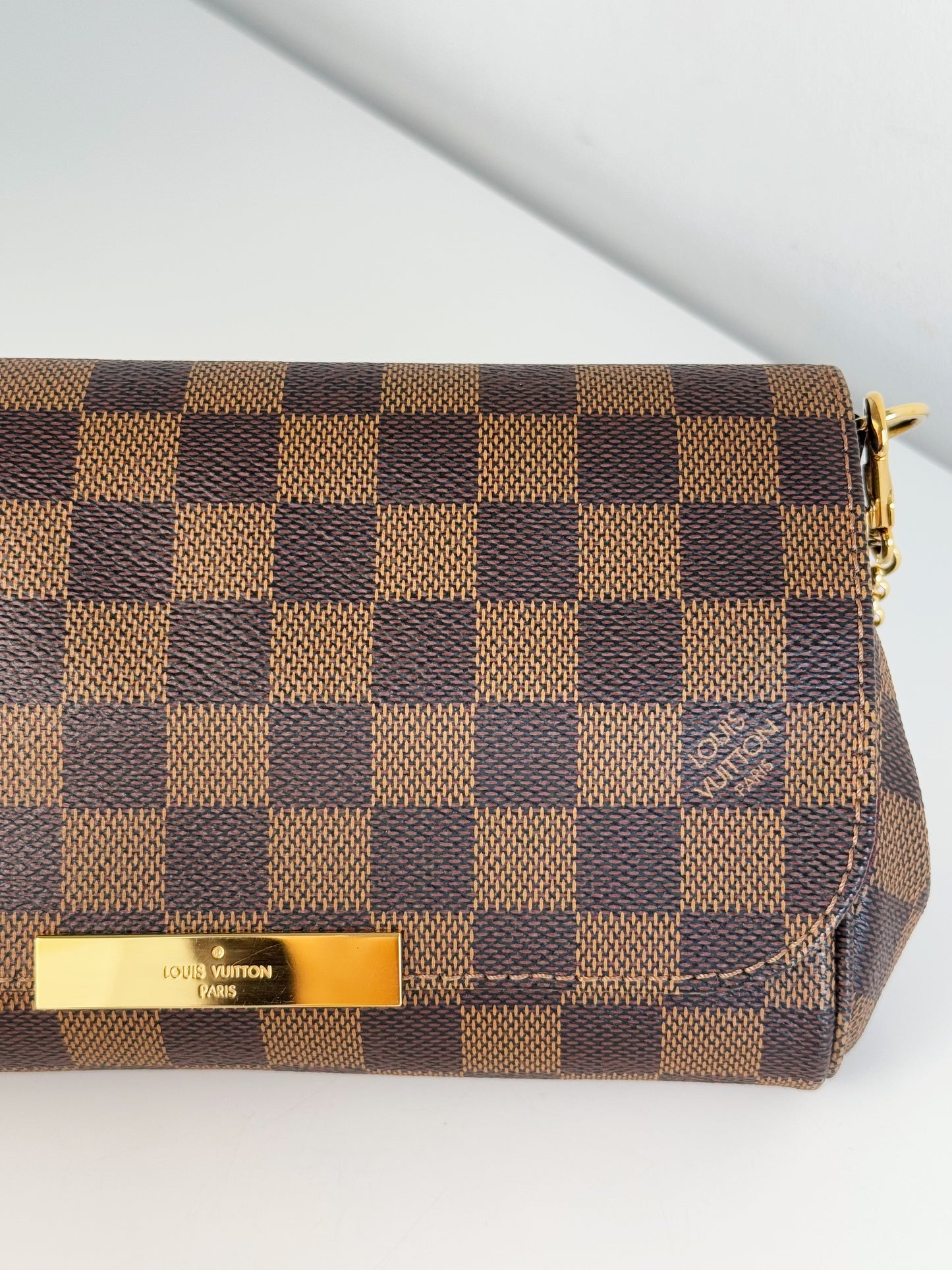 Louis Vuitton Vintage Damier Favorite PM Shoulder Crossbody Bag