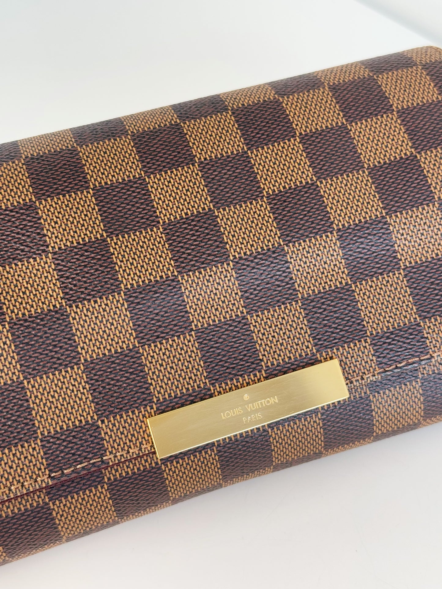 Louis Vuitton Vintage Damier Favorite PM Shoulder Crossbody Bag