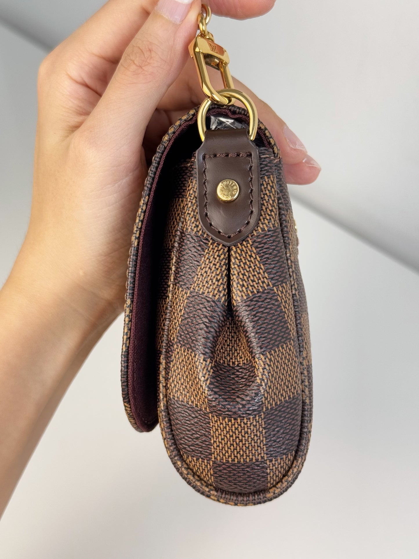 Louis Vuitton Vintage Damier Favorite PM Shoulder Crossbody Bag