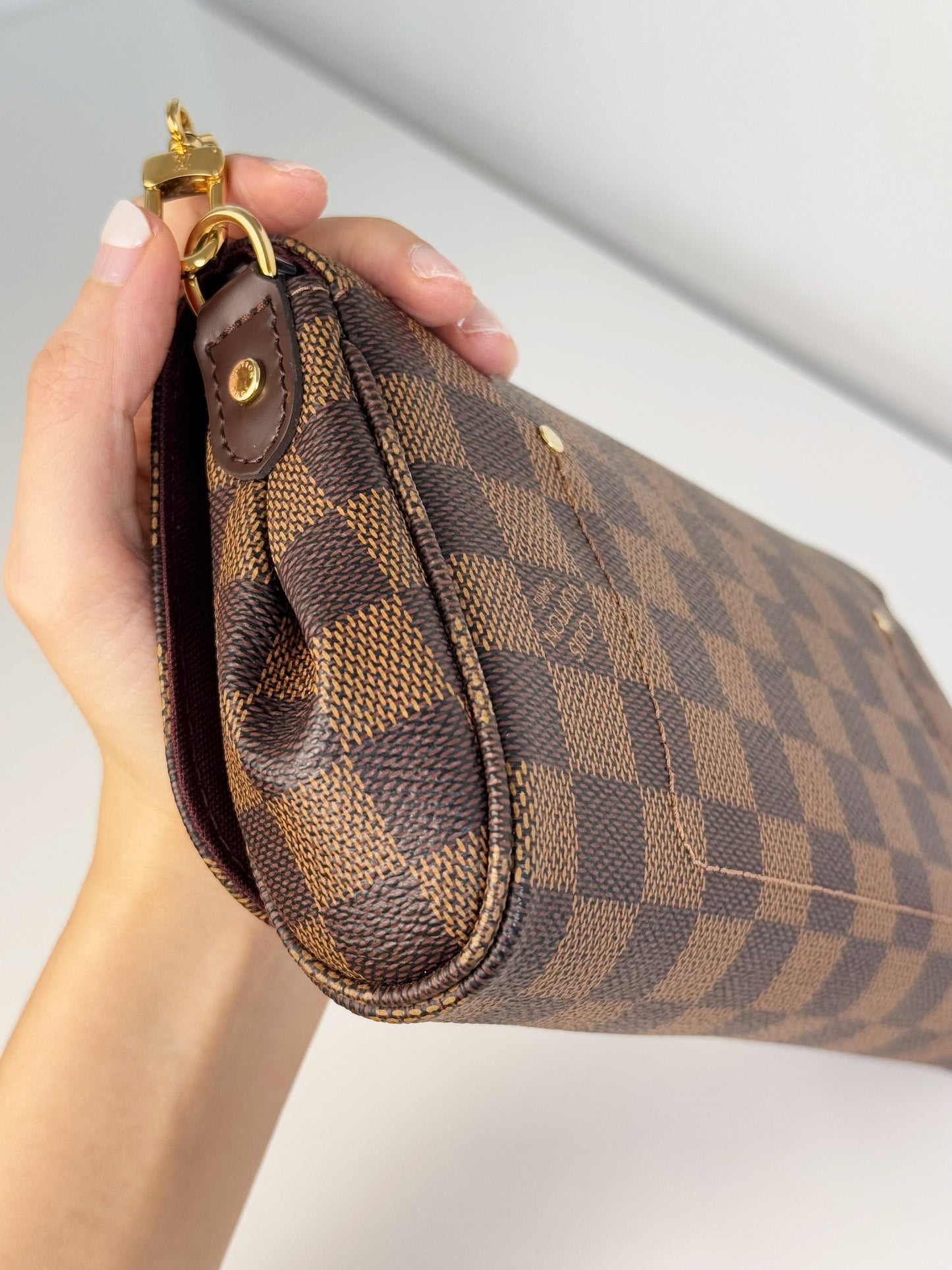 Louis Vuitton Vintage Damier Favorite PM Shoulder Crossbody Bag