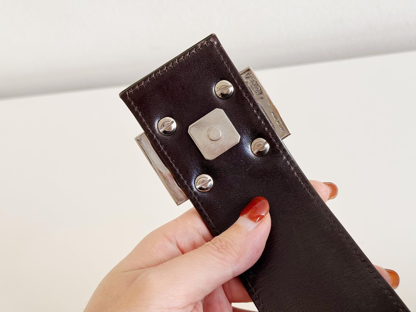 Fendi Vintage Zucca Mini Baguette Shoulder Bag