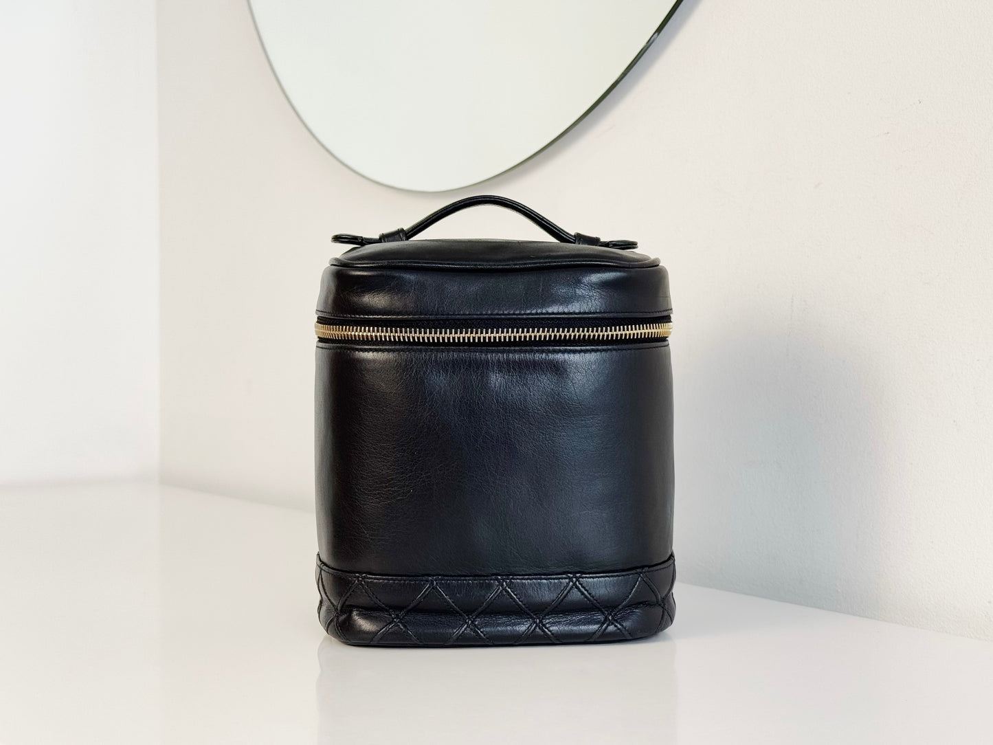 Chanel Vintage Lambskin Vanity Crossbody Bag