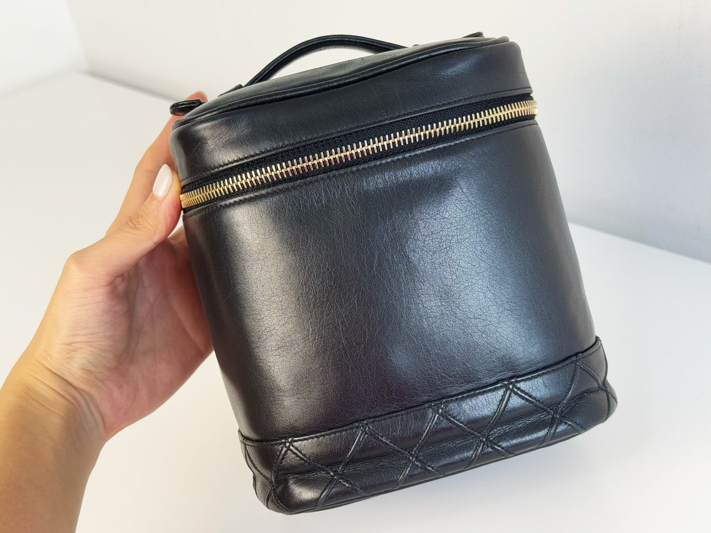 Chanel Vintage Lambskin Vanity Crossbody Bag