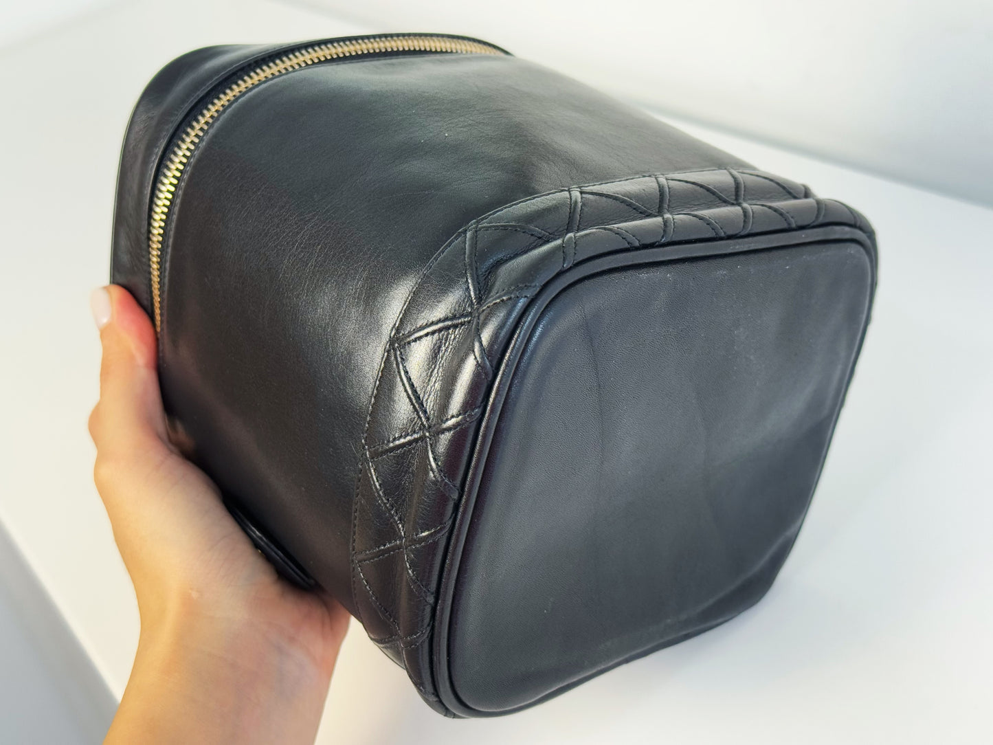 Chanel Vintage Lambskin Vanity Crossbody Bag