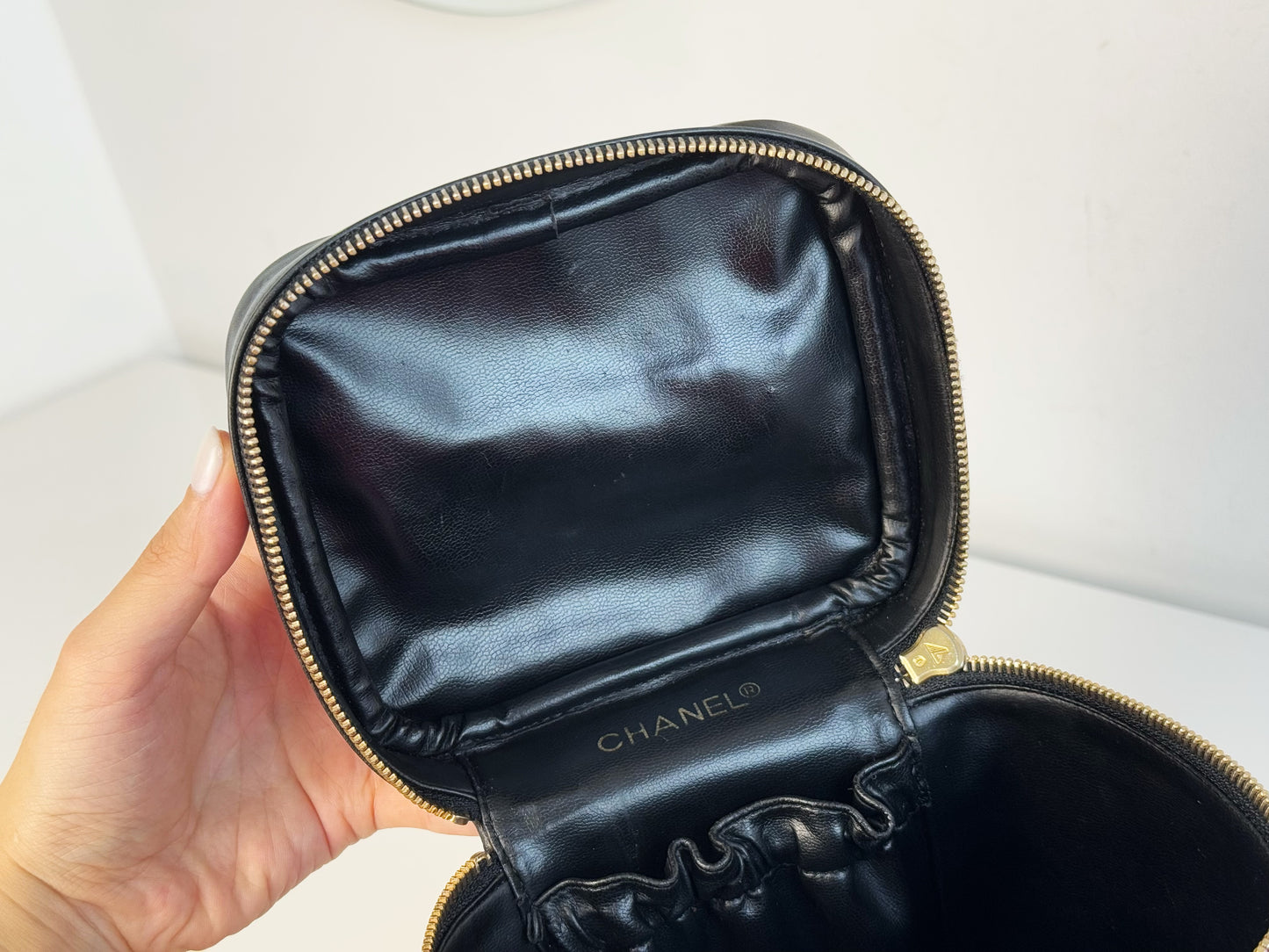 Chanel Vintage Lambskin Vanity Crossbody Bag