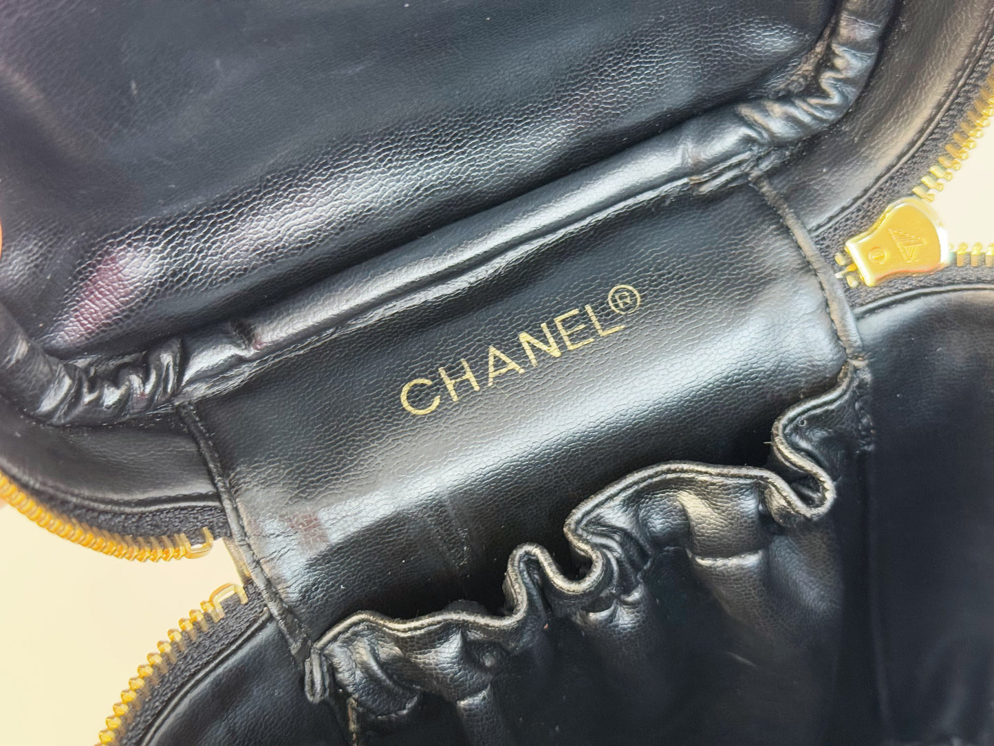 Chanel Vintage Lambskin Vanity Crossbody Bag