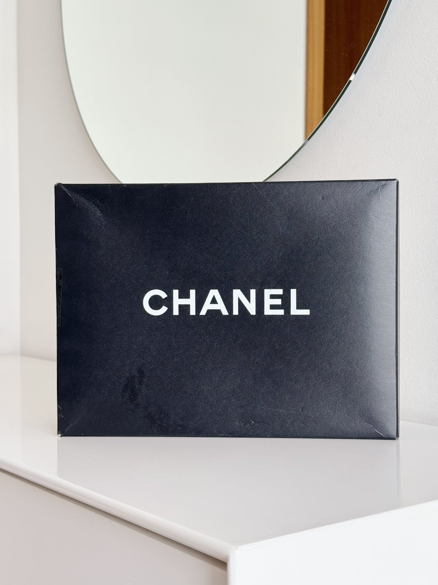 Chanel Vintage Mini Flap Patent Leather Crossbody Shoulder Bag