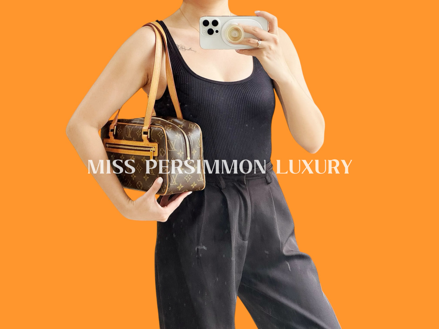 Louis Vuitton Vintage Cite MM Shoulder Bag