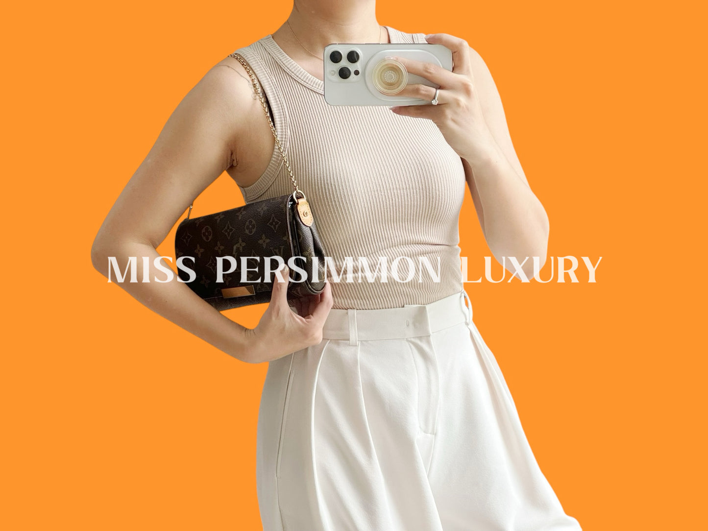 Louis Vuitton Vintage Favorite PM Shoulder Crossbody Bag