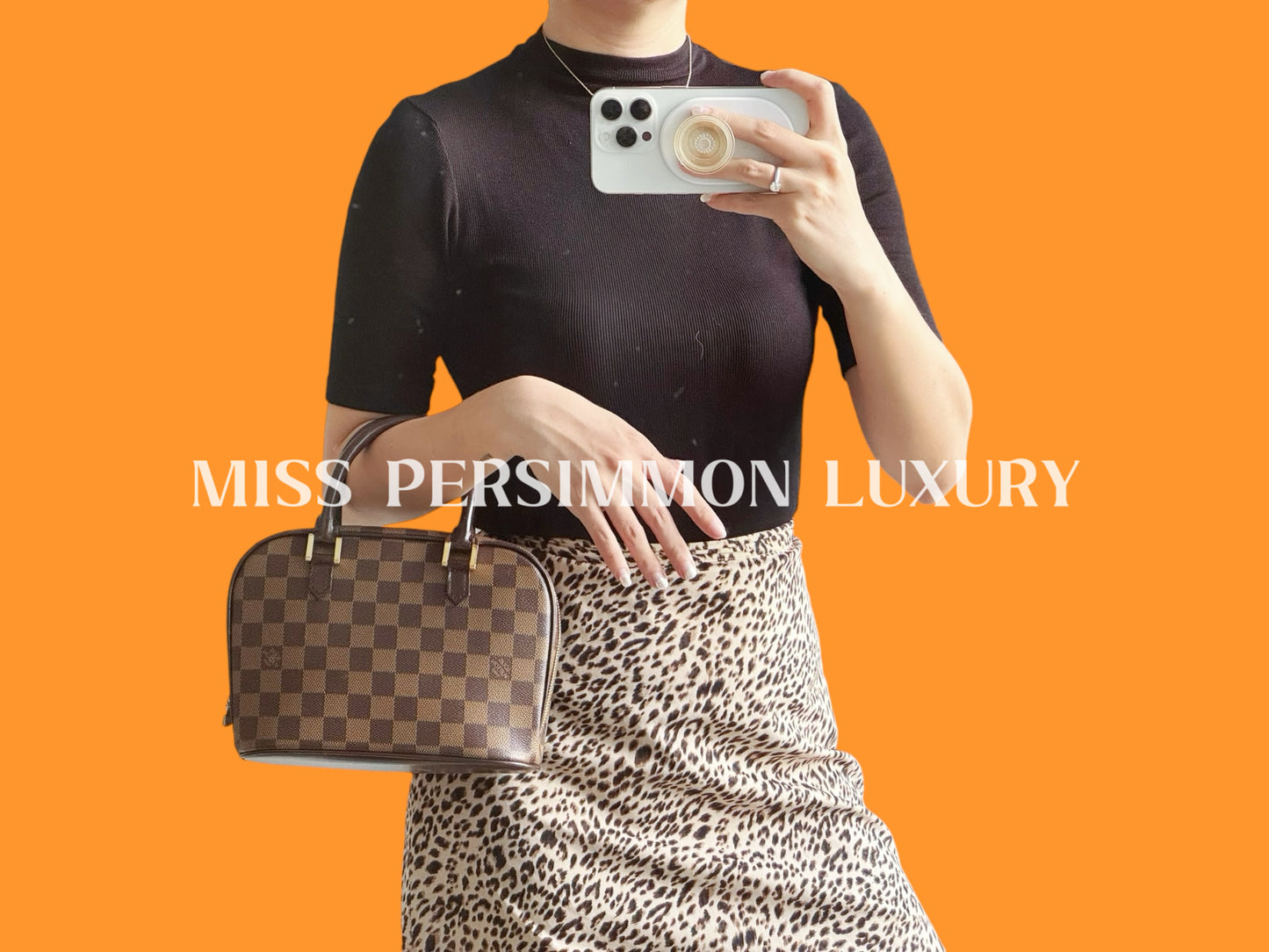 Louis Vuitton Vintage Sarria Handbag Crossbody Bag