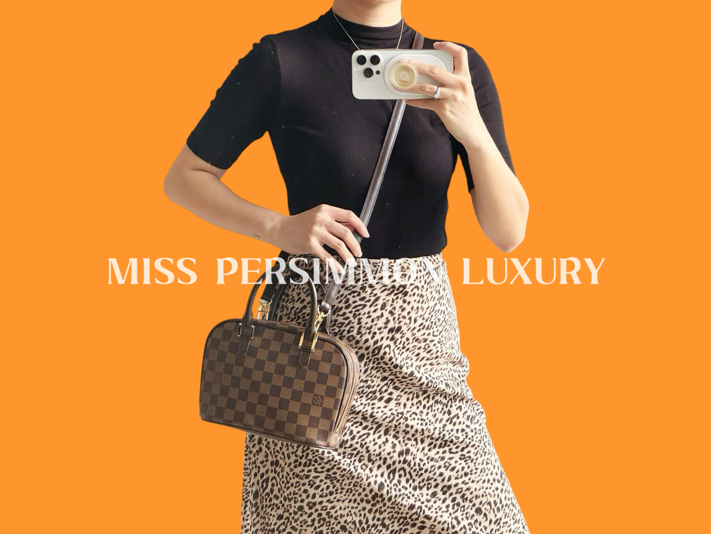 Louis Vuitton Vintage Sarria Handbag Crossbody Bag