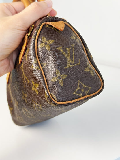 Louis Vuitton Vintage Mini Speedy Handbag Crossbody Bag