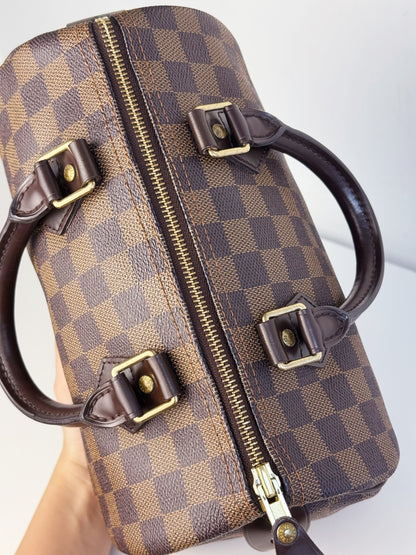 Louis Vuitton Vintage Damier Speedy 25 Handbag Crossbody Bag