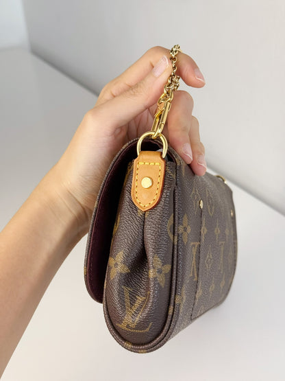 Louis Vuitton Vintage Favorite PM Shoulder Crossbody Bag