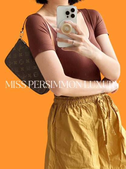Louis Vuitton Vintage Pochette Accessoires Shoulder Crossbody Bag