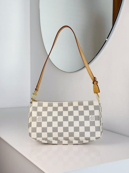 Louis Vuitton Azur Pochette Accessoires Shoulder Crossbody Bag