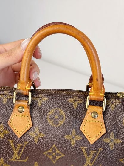 Louis Vuitton Vintage Mini Speedy Handbag Crossbody Bag