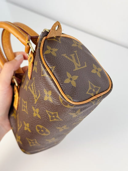 Louis Vuitton Vintage Mini Speedy Handbag Crossbody Bag