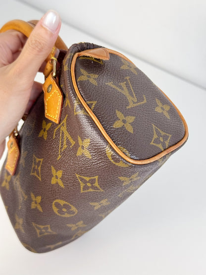 Louis Vuitton Vintage Mini Speedy Handbag Crossbody Bag