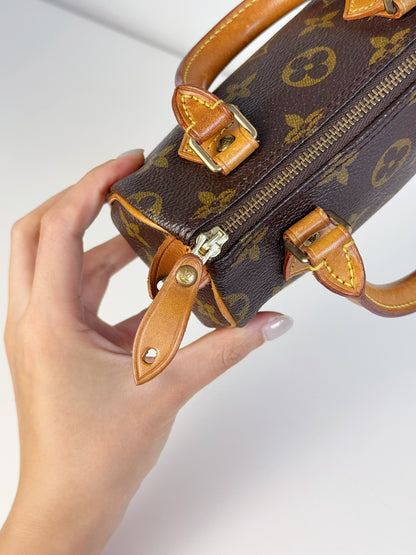 Louis Vuitton Vintage Mini Speedy Handbag Crossbody Bag