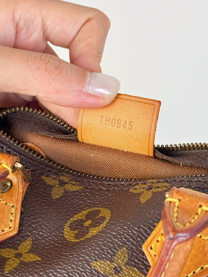 Louis Vuitton Vintage Mini Speedy Handbag Crossbody Bag