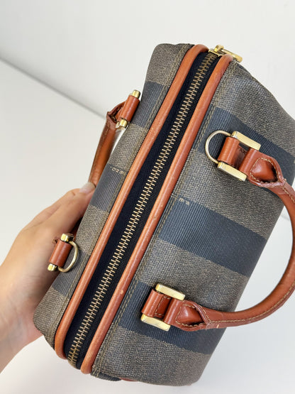 Fendi Vintage Mini Boston Handbag Crossbody Bag