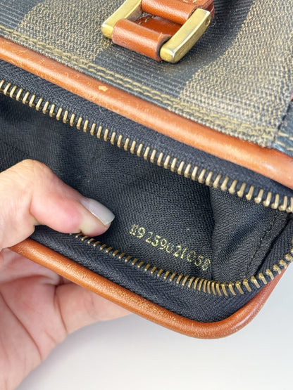 Fendi Vintage Mini Boston Handbag Crossbody Bag