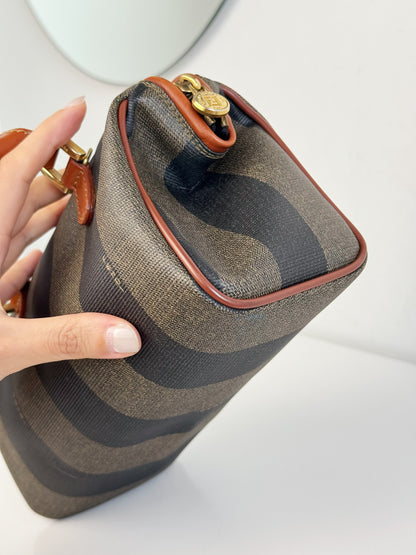 Fendi Vintage Mini Boston Handbag Crossbody Bag