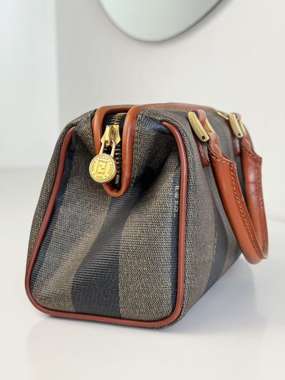 Fendi Vintage Mini Boston Handbag Crossbody Bag