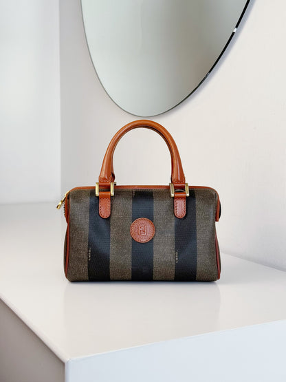 Fendi Vintage Mini Boston Handbag Crossbody Bag