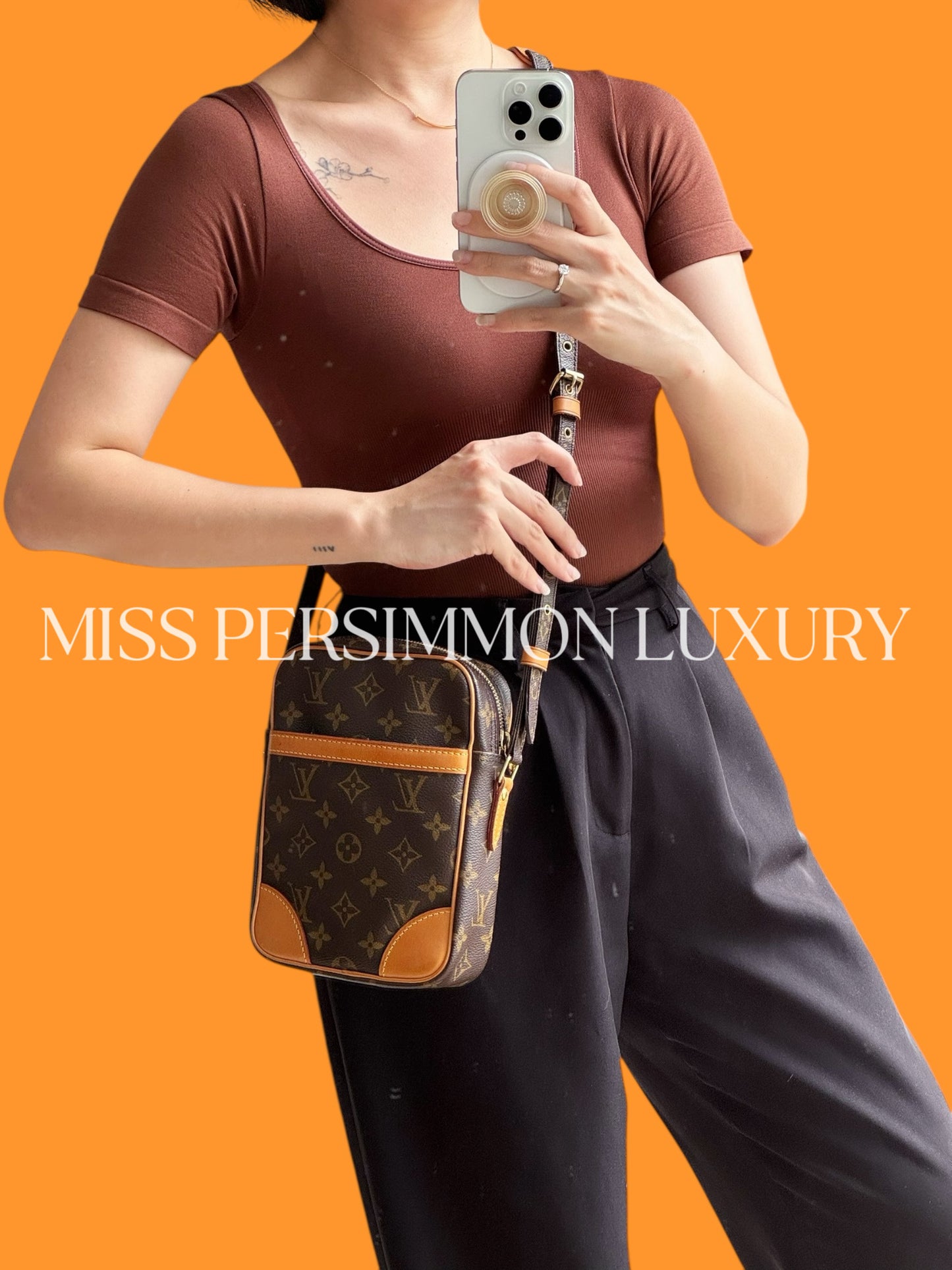 Louis Vuitton Vintage Danube Crossbody Bag
